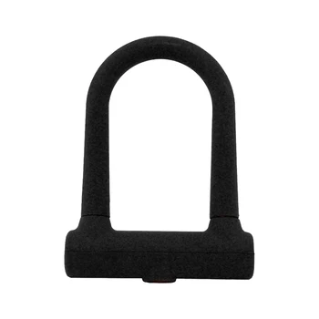 

Universal Durable Bicycle Lock Black Portable U Shape Silicone Secure Rustproof Anti Theft Accessories Stylish With Keys