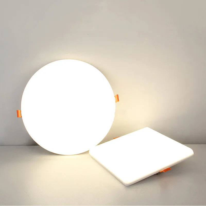Ultra-thin Panel Light Lamp Frameless Embedded Installation 10W 18W 24W 36W 220V Simple Beautiful Lights for Home Kitchen Office led light,led panel