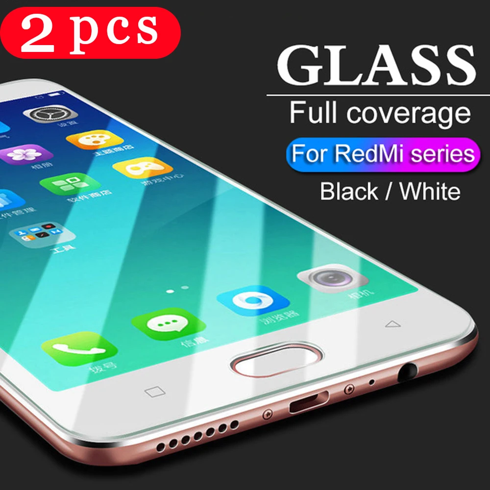 

2Pcs for xiaomi redmi note 8T 8A 8 pro tempered glass protective film redmi note 7 7A phone screen protector on glass smartphone