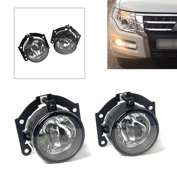 

1Pair Car Front Bumper Fog Light Driving Lamp For Mitsubishi Pajero 2015 2016