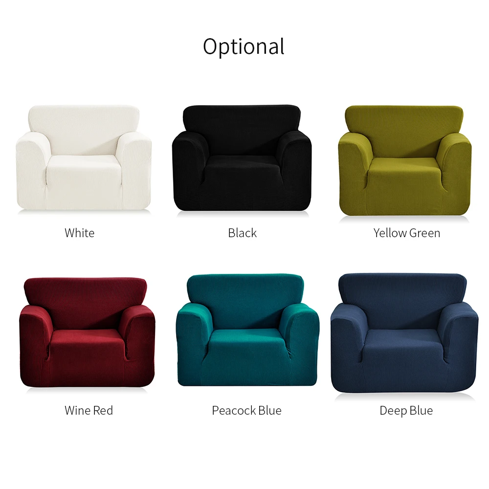 

Hot Universal Jacquard Stretchable Chair/Loveseat/Sofa Cover Strapless Slipcover Removable Washable Covering Mat Furniture Prote