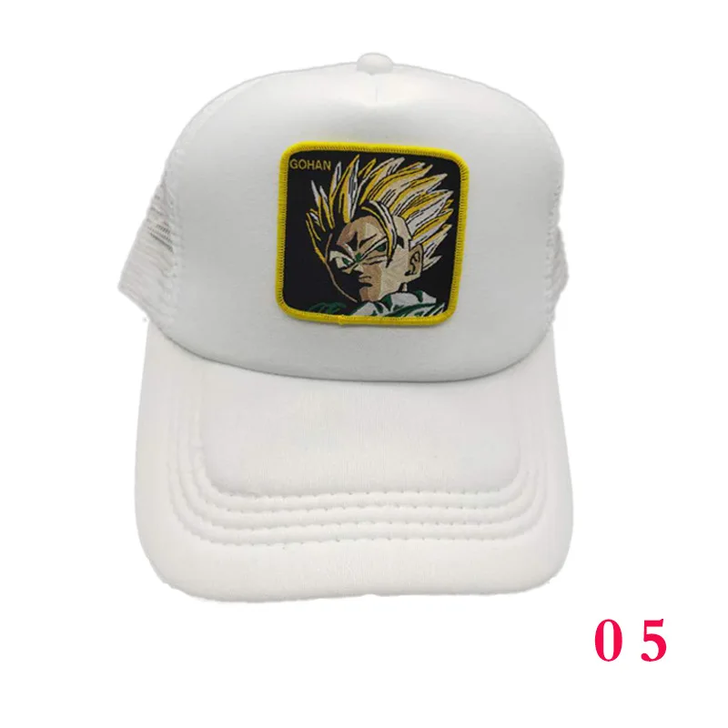 Мультяшная аниме gorra Dragon бейсбольная кепка дышащая летняя сетка вышивка бейсболка с возможностью регулировки размера Мужская и Женская Хип-хоп шляпа