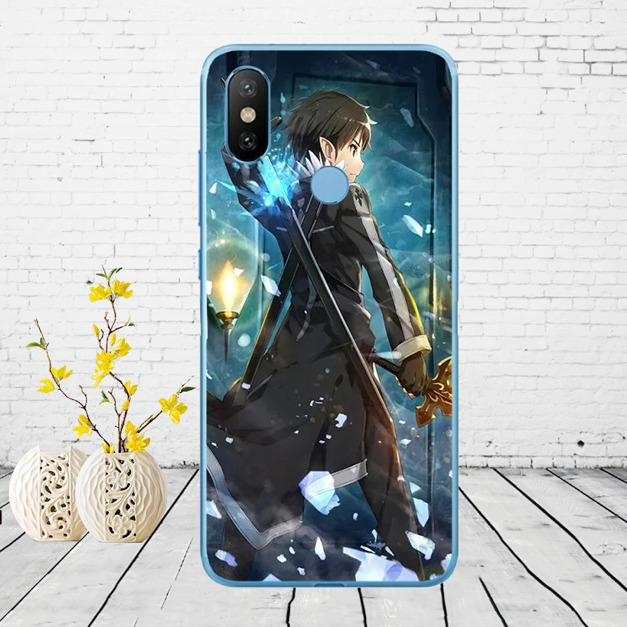 239DD Sword Art Online SAO Аниме Манга Мягкий силиконовый чехол для Xiao mi Red mi 6 6a mi 8 a2 lite note 5 6 pro 7 Case