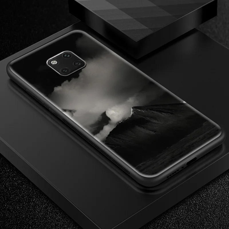W349 Чехлы из закаленного стекла для huawei Enjoy 9s Honor 7A Pro 7C 7X 8A 8X9 10 Lite Magic 2 Play mate 20 Pro Nova2 3 4 Design Dark Shell - Цвет: W349