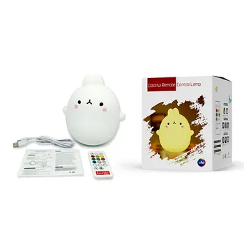 

Portable 5V 0.8w USB LED Night Light Colorful Little Rabbit Lamp Touch Sensor Night Lamps For Bedside Bedroom Sleeping Light