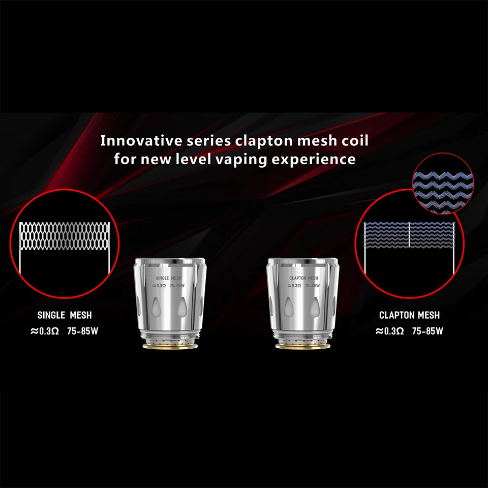 Original DamnVape Wotan 0.3ohm Single Clapton Mesh Replacement Coil E-Cig Accessories for DamnVape Wotan Mesh sub ohm Tank (1)