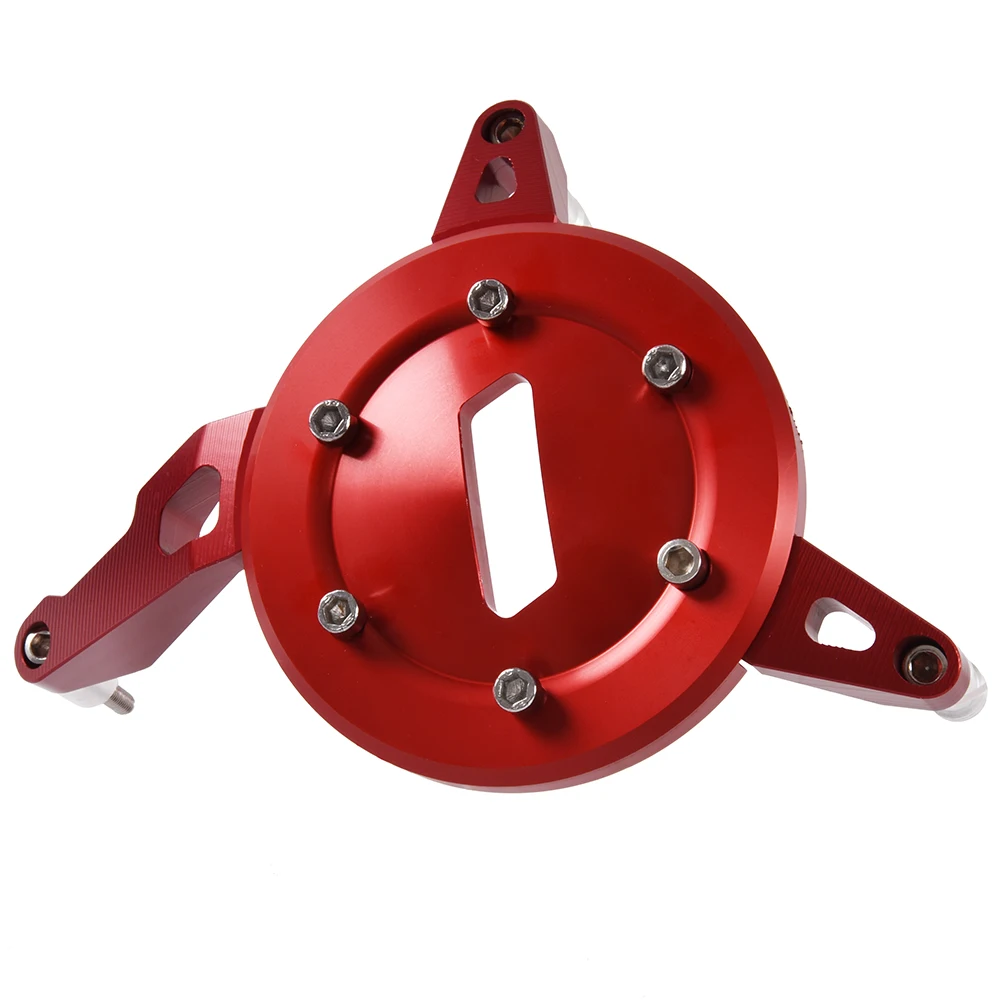 Red Крышка двигателя с ЧПУ для Yamaha YZFR3 YZFR25 MT03 YZF R3 R25 MT 03 защита двигателя статора Крышка Аксессуары - Цвет: Red