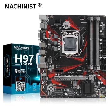 

MACHINIST H97 desktop motherboard LGA 1150 support Intel i3/i5/i7 processor DDR3 RAM memory with M.2 NVME slot mainboard