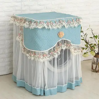 

42 Floral Washing Machine Dust Cover Protection Front Durable Soft Home lace proof Case Washing Machine Protective Dust