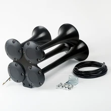 12 В 150 дБ громкий 4 четыре трубы Air Horns автомобиль грузовик Поезд Лодка мотоцикл