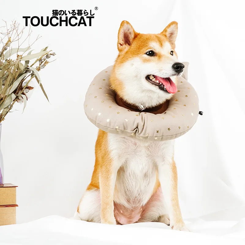

TOUCHDOG Elizabeth Ring Dog Cat Collar Collar Head Sleeve Anti-licking Anti-scratch Pet Treatment Circle