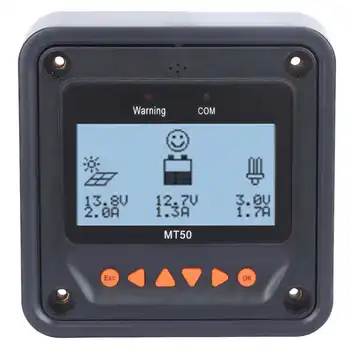 

MT-50 Solar Charging Controller LCD Display Monitor battery Charging Regulator System Solar Panel Controller