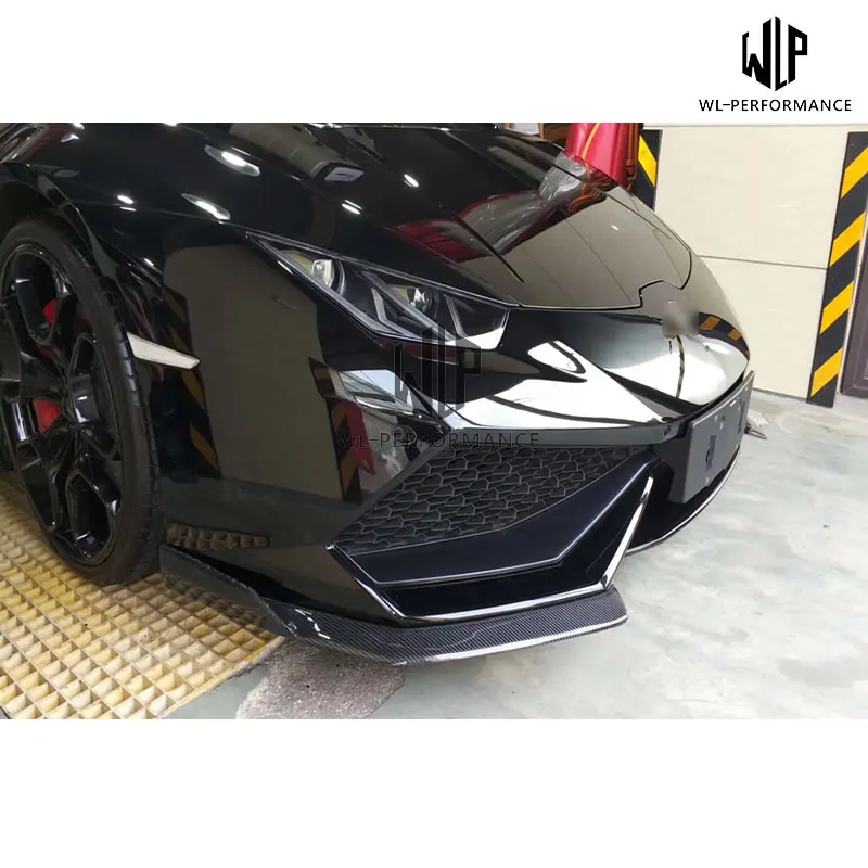 LP610 разделители переднего бампера из углеродного волокна задние рассеиватели