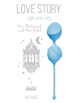 

Blue vaginal beads One Thousand and One Nights