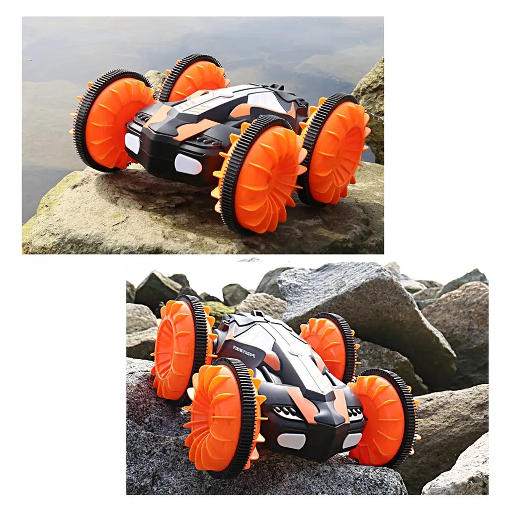 LH-C013 2,4G внедорожные гоночные скалолазание амфибия RC трюк автомобиль игрушки водонепроницаемый 4WD игрушка пульт дистанционного управления 360 'вращающийся светодиодный светильник автомобиль