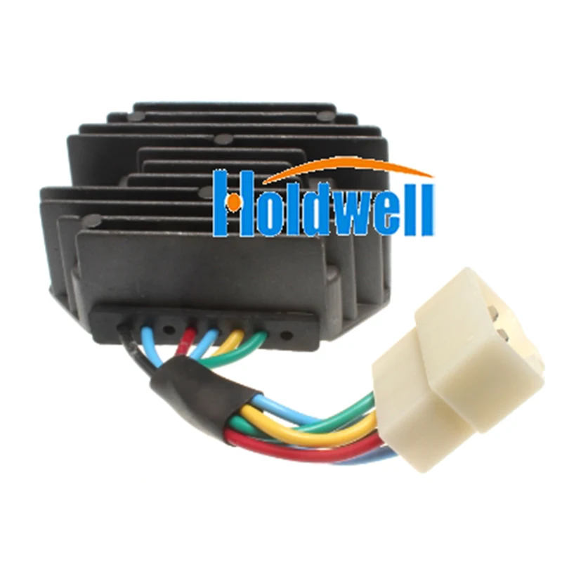 12V Напряжение регулятор 15531-64601 6 проводов для Kubota B1550 B2650 B3030 B5100 B6100 B6500 B7100 B7200 B8200 B9200 BX1870 BX2200