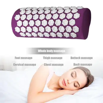 

Hot Sale Yoga Mats Delicate Texture Multifunction Lotus Acupressure Massage Pillow Spike Relieve Stress Neck Cushion