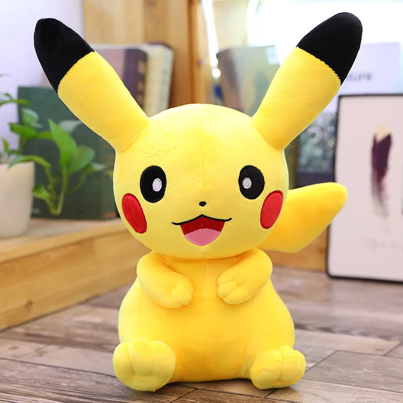 28-65cm Kawaii Pikachu Plush Toys Cute Soft Toy Cartoon Pikachu Stuffed Animal Plush Doll Nap Pillow Baby Kids Toy Children Gift