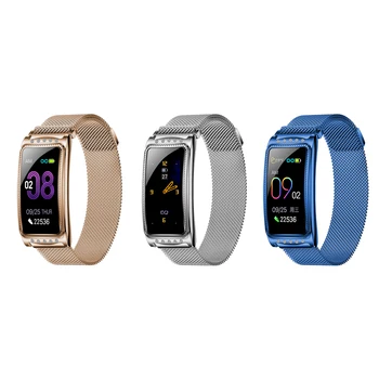 

F28 Smartwatch with Heart Rate Monitor Blood Pressure Clock Smart Waterproof IP68 Physiological Cycle Watch Support for Women