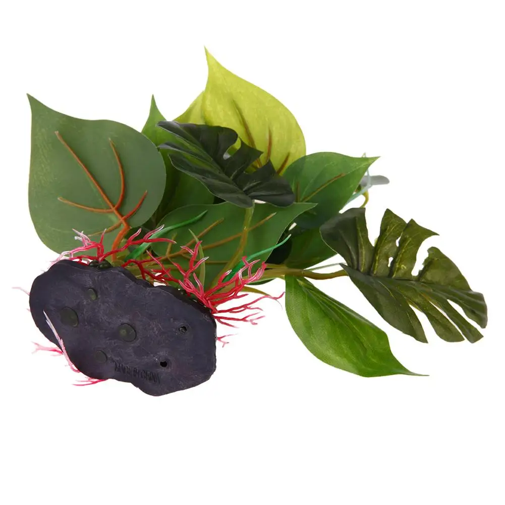 Artificial plants artificial aquarium plants Artificial Underwater Plants Large Leaf Aquatic Plant Aquarium Fish Tank Decoration Water Viewing Plastic Landscape