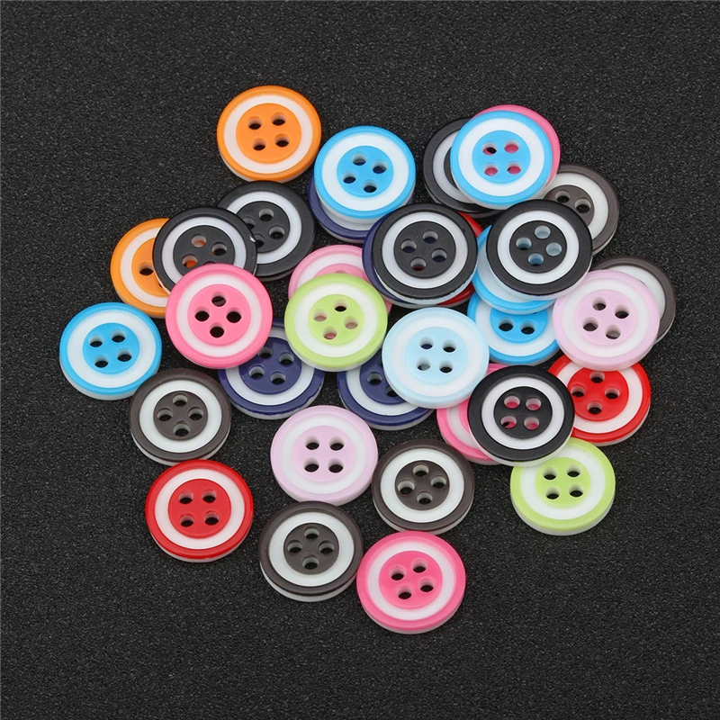 100pcs Resin Baby Buttons Decoration Coat Boots Sewing Clothes