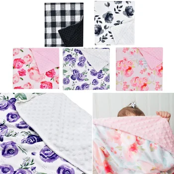 

Newborn Baby Blankets Warm Fleece Thermal Soft Stroller Sleep Cover Beanie Infant Bedding Swaddle Wrap Kids Bath Towel