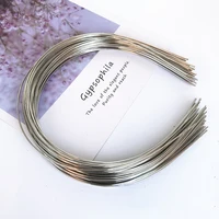 10pcs 1.2mm Steel Wire Headband Setting Beading Hair Hoops Base For Diy Bride Girls Kids Pearl Hair Jewelry Making Accessories
