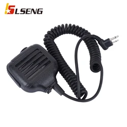 Microphone à main walkie talkie Radio, haut parleur Compact pour épaule, Compatible avec Motorola BC10 BC120 BC130 