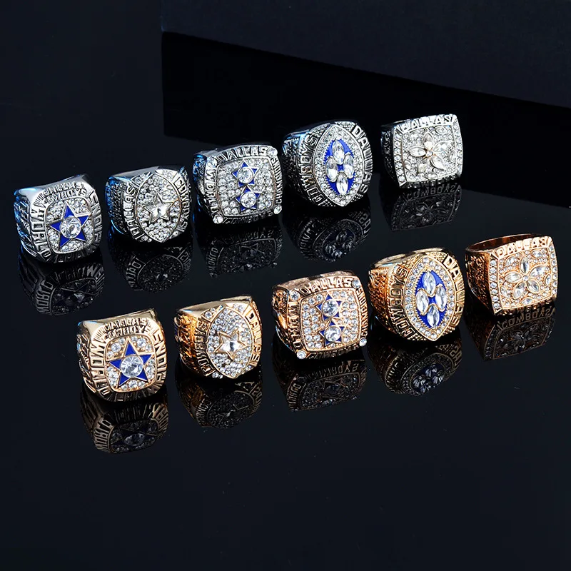 

UUNICO Steel Mold NFL Dallas Cowboys Super Bowl Ring Set
