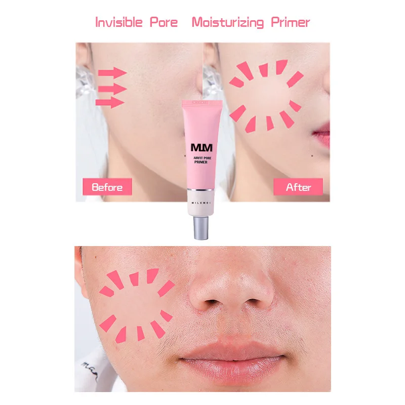 Праймер для лица Make Up Shrink Pore Primer основа гладкая для осветления лица макияж кожи невидимые поры стойкий консилер праймер TSLM1