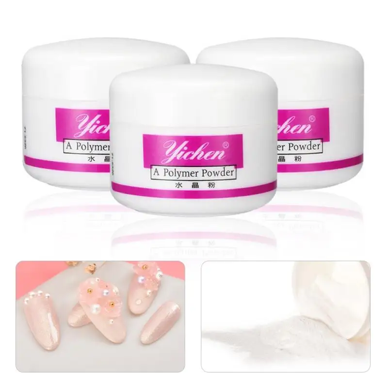 Acrylic Powder For Nails Nail Tips Nail Glitter Builder Clear Pink