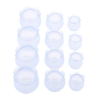 

4pcs/set Table Chair Leg Silicone Cap Pad Furniture Table Feet Cover Floor Protector Non-slip Table Chair Foot Protection