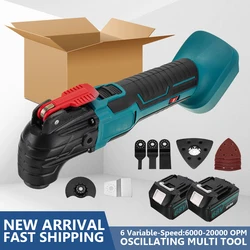 Makita – outil multifonction oscillant sans fil, vitesse réglable, outils électriques de rénovation, Machine à tailler, adapté à la batterie 18V 