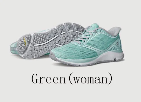 women green 37 size Xiaomi Amazfit Antelope уличные спортивные кроссовки для бега, цельные тканевые верхние ERC резиновые кроссовки с Поддержкой Smart Chip весна-лето - Цвет: women green 37 size