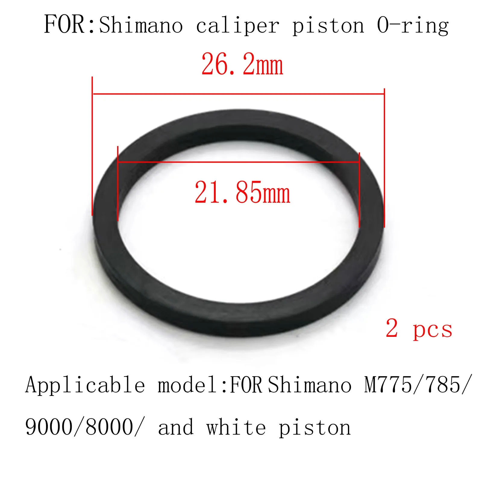 Mountain Bicycle Disc Brake Hydraulic Brake Caliper Piston Sealing Ring For Shimano 355/395/M775/785 Bicycle Repair Parts Cycling Accessories