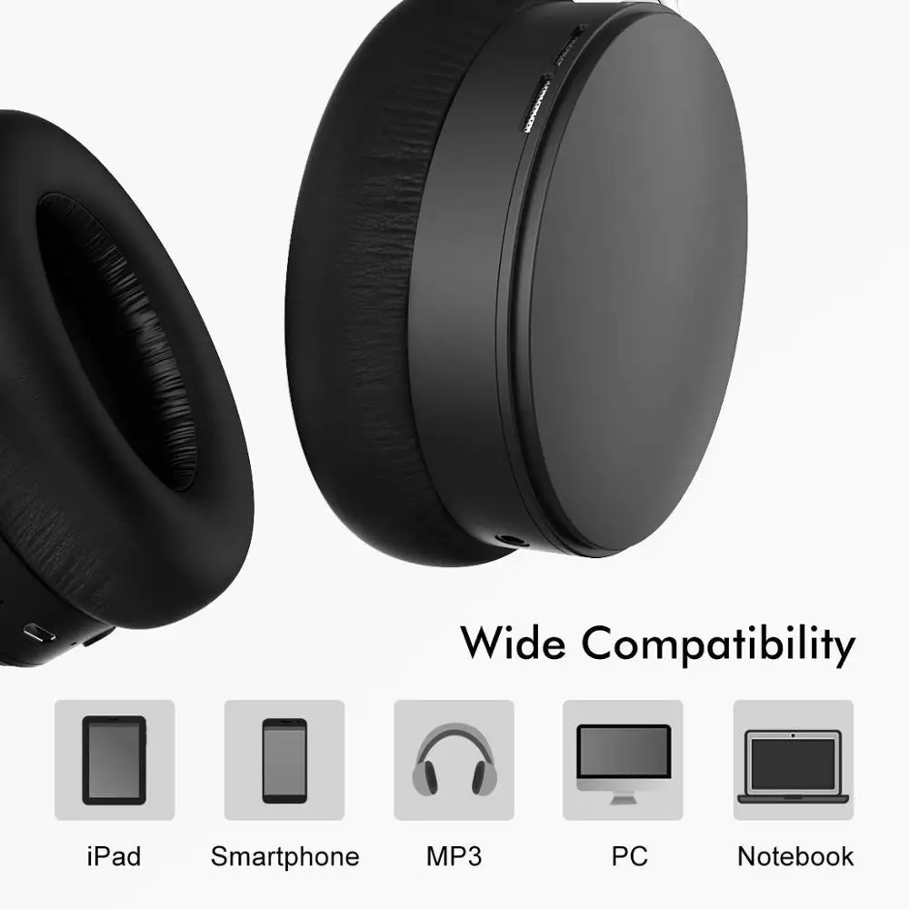 HiFi QCC3005 Bluetooth 5.0 AptX LL Low Latency Headphones ANC Active Noise Cancelling Wireless Headset with Super HiFi Deep Bass