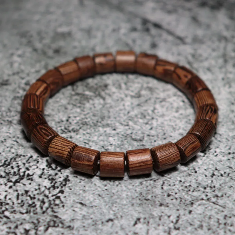 Natural Wooden Geometric Bracelet for Men and Women