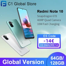 Xiaomi Redmi Note-10 Cellphone 4GB 64GB 4gbb LTE/WCDMA/GSM Adaptive Fast Charge Octa Core