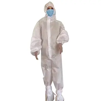 

Isolation Clothing Protective Clothing Disposable White Isolation Clothing Dustproof Antistatic Jumpsuit