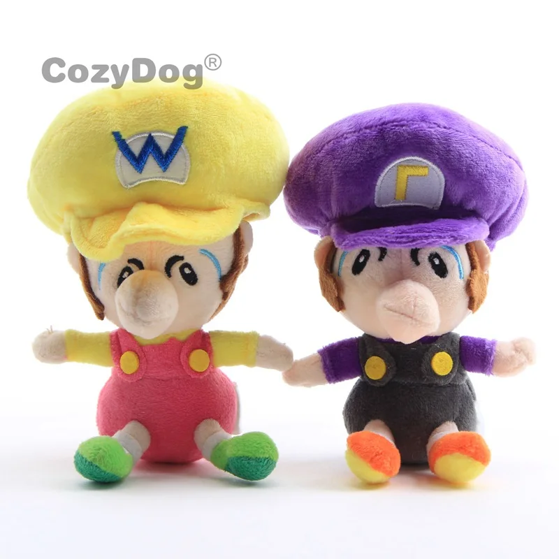 4 стиля Super Mario Bros Baby Mario Baby Luigi Waluigi плюшевые игрушки мягкие куклы мягкие животные " 15 см подарок для детей