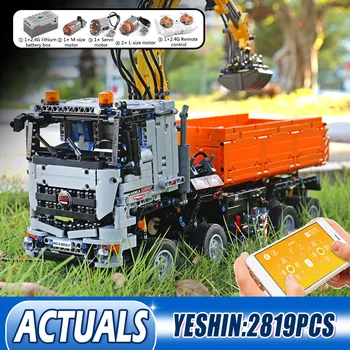 

Yeshin Technic Car App Motorized Arocs 3245 Car Compatible With 42043 Model Building Blocks Bricks Kids Christmas Toys Gifts