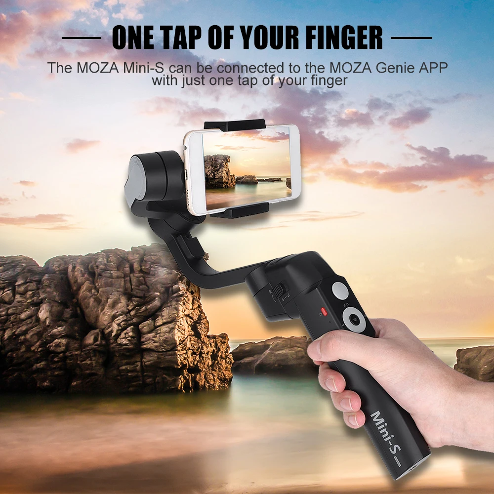 

Snoppa Atom 3 Axle Gimbal Phone Stabilizer Shockproof Foldable Pocket Phone Handheld Gimbal Stabilizer For iPhone Huawei Samsung