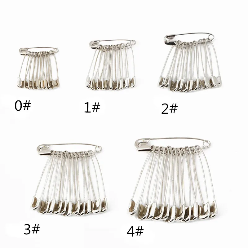 20/50/100Pcs Needles Safety Pins Silver Assorted Size Sewing Craft  Jewellery