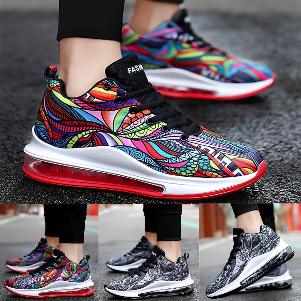 SAGACE Shoes Fashion Men's Outdoor High Air Cushion Shock Comfortable Shoes Male Casual Sports Shoes Students Shoes J12