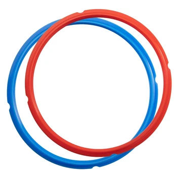 

Silicone Sealing Ring for Pressure Cooker Pot Accessories,Sealing Ring Mini 3 Quart Red/Blue