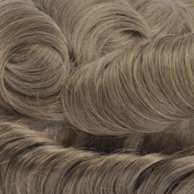 AddBeauty тонкой кожи 0,02-0,03 мм мужские парик 8x10 дюймов, Remy(Реми), индийские человеческие системы замещения волос ручной работы шиньоны - Парик Цвет: 18