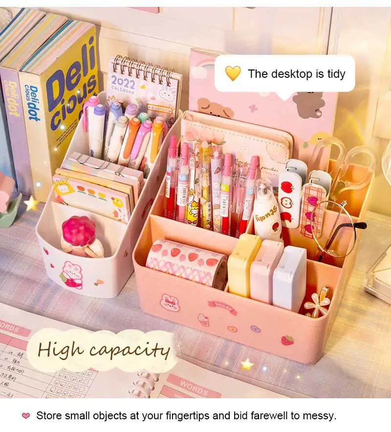 Rangement Bureau Kawaii