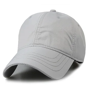 

Brand Men's Baseball Cap Summer Casual Breathable Snapback Baseball Cap for Man and Women Long Brim Plain Cap Dropshipping