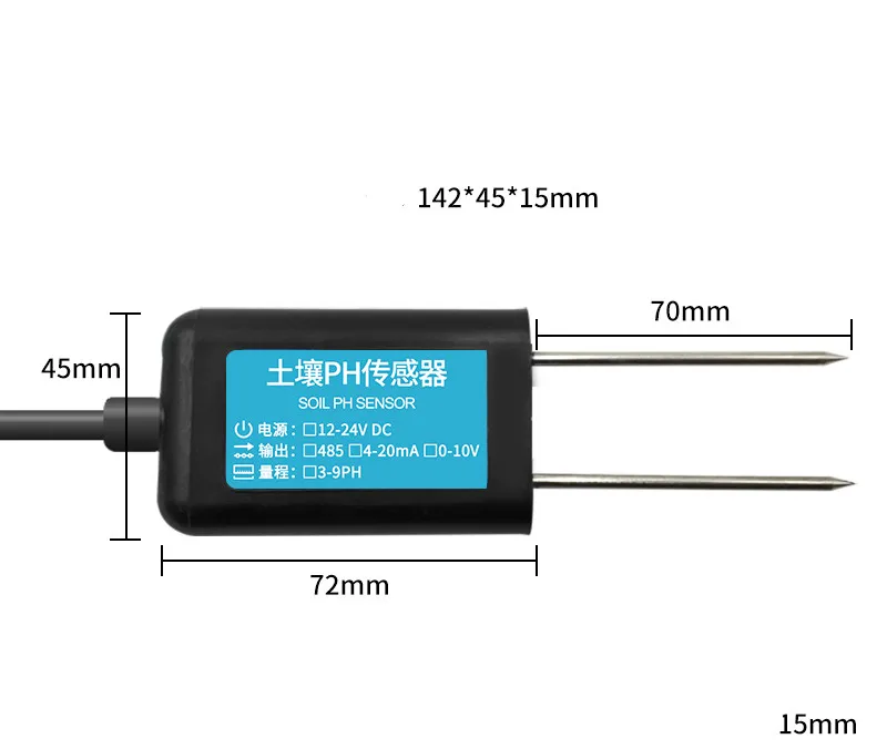 Детектор почвы рН датчик RS485/ GPRS / 4g/LORA сельскохозяйственный теплица 0 5 в 10 В
