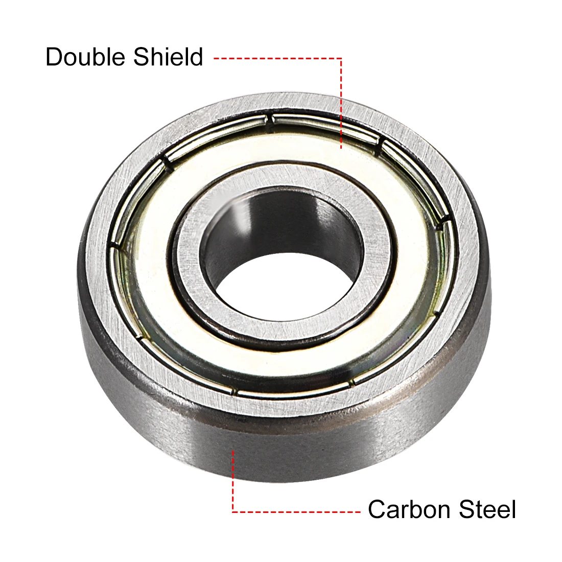 

uxcell Carbon Steel Deep Groove Ball Beariang 604-609 ZZ/RS Shield/Sealed Type 609ZZ (10Qty)